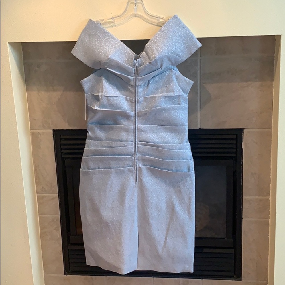 Gorgeous ice blue Teri Jon dress - Picture 7 of 9